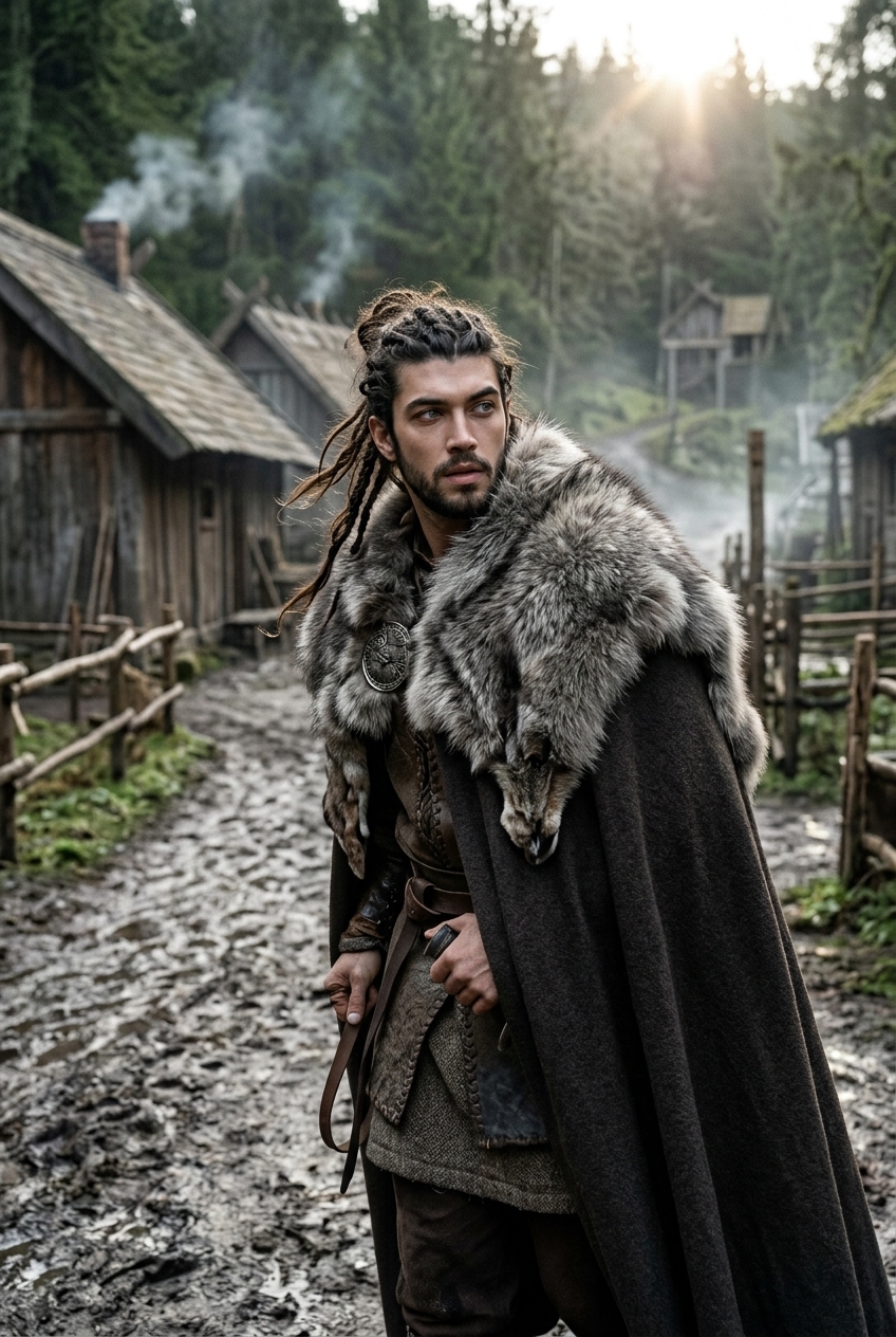The Northern Warrior: Nordic Viking Editorial Portrait output 6