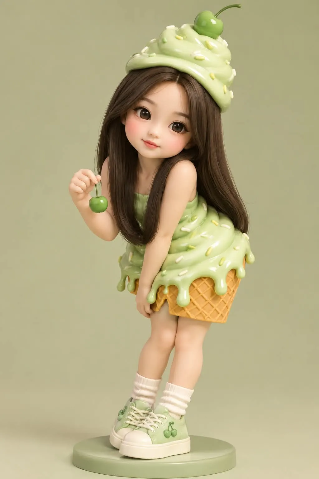 Ice Cream and Cherry Designer Toy output 1