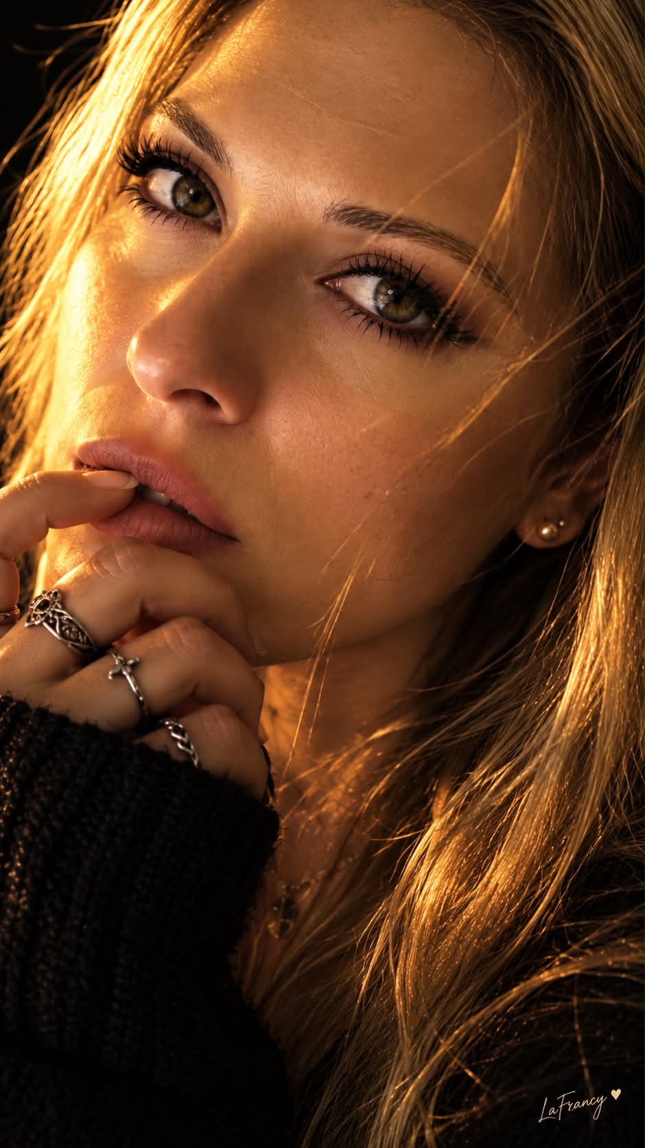 Golden Hour Mystery Portrait
