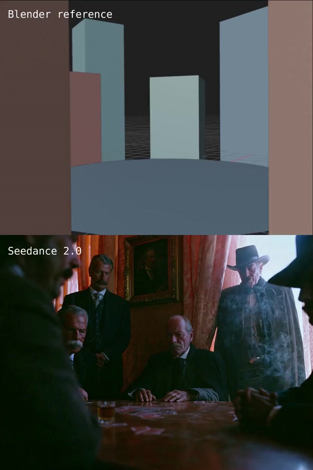 Seedance Multi-Character Scene with Camera Reference