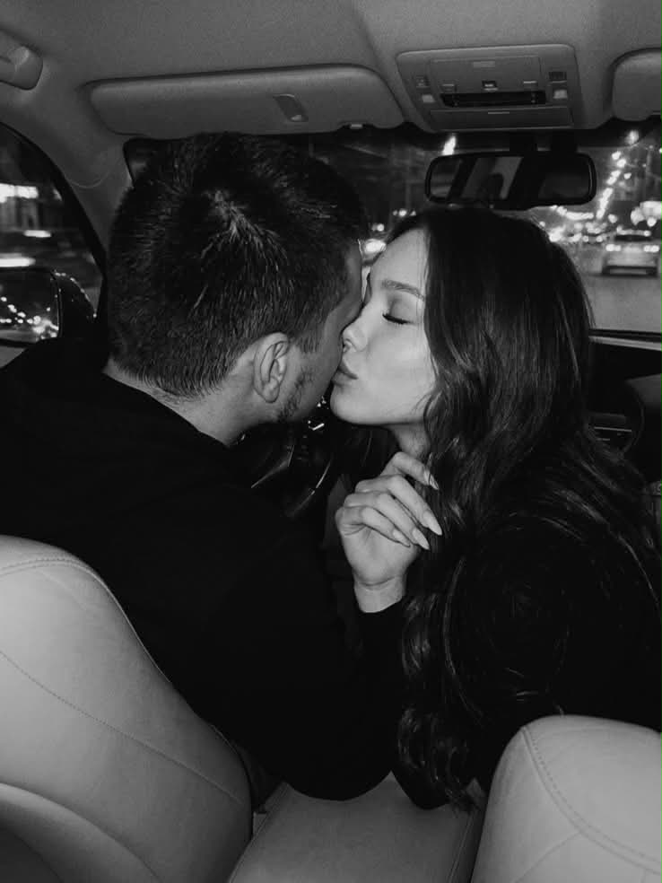 Cinematic Black-and-White Car Portrait of a Couple output 2