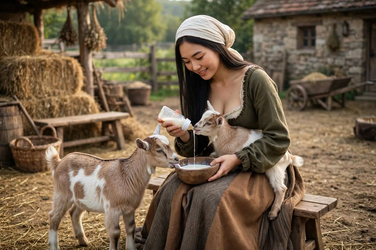 Photorealistic Medieval Village Portrait output 6