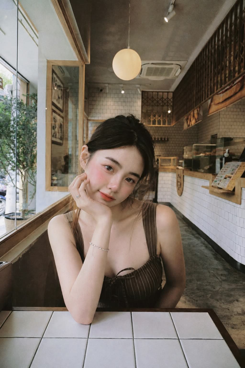 Velvet Static at Table Nine — Café Portrait output 1