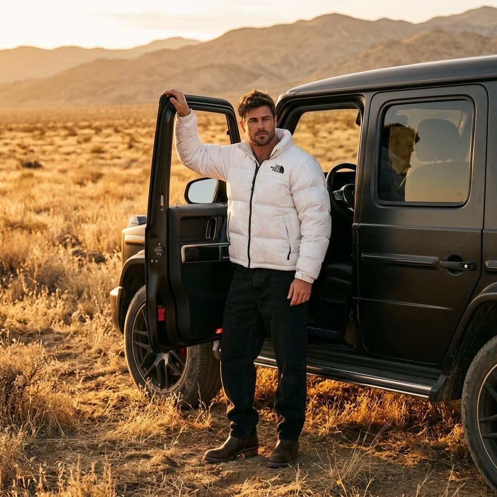 Standing Beside an Open G-Class Door