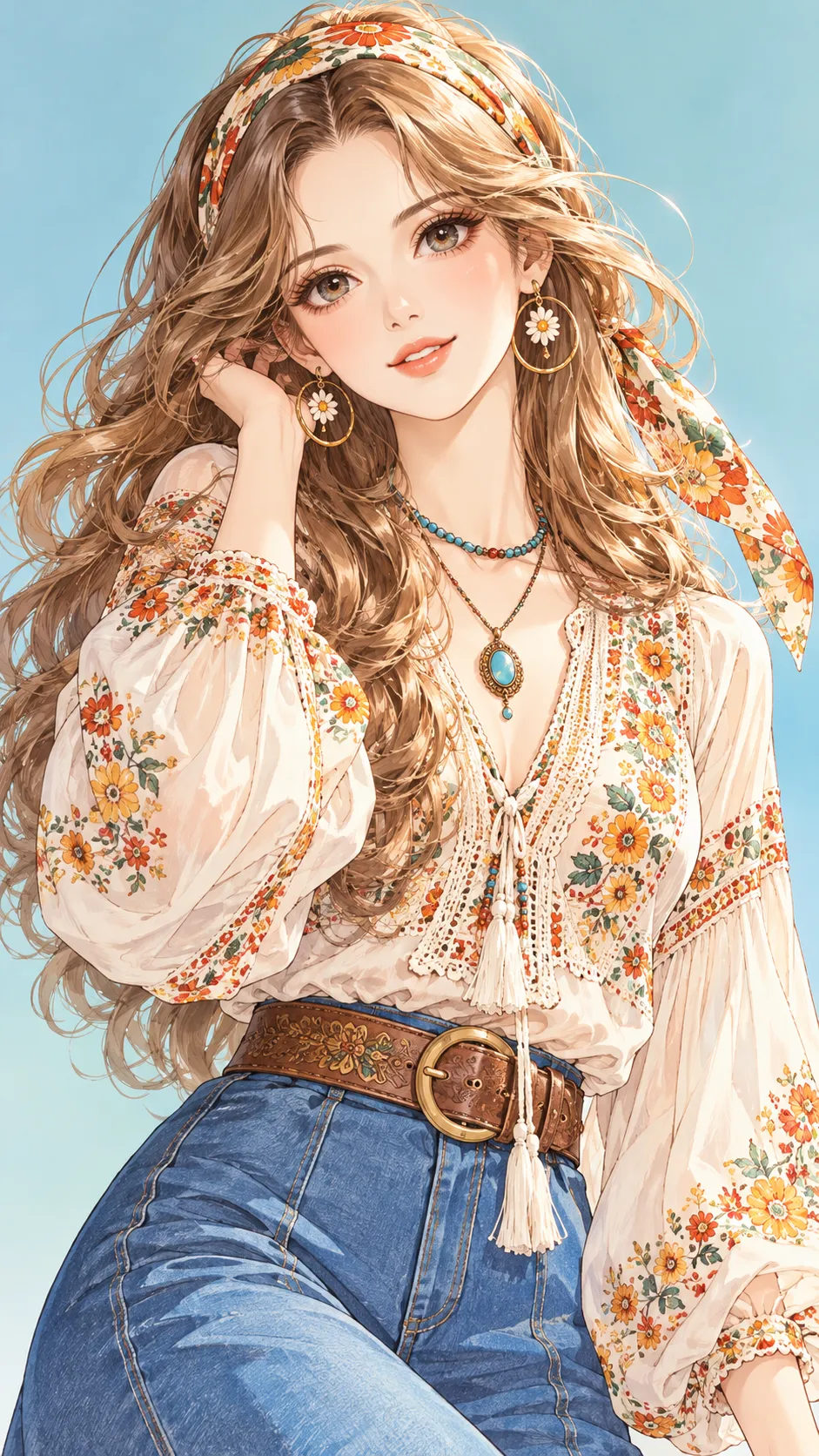 The Vintage Cover Girl Collection: 1970s Bohemian Chic