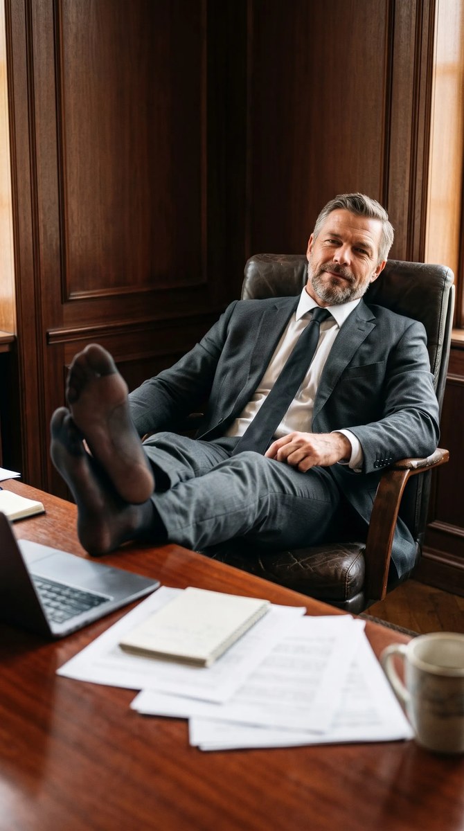 Documentary Portrait in a Luxury Office