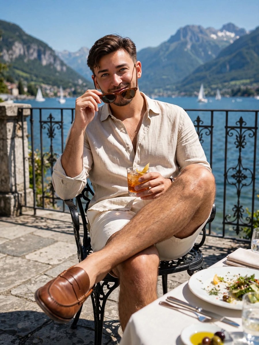 Elegant Lakefront Lunch — Summer Editorial output 1