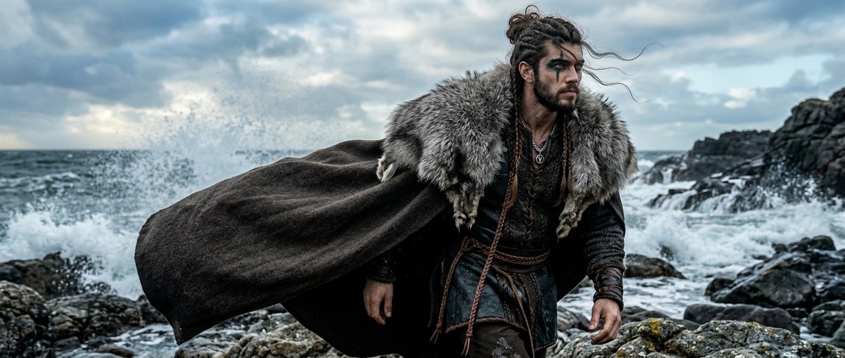 The Northern Warrior: Nordic Viking Editorial Portrait output 7