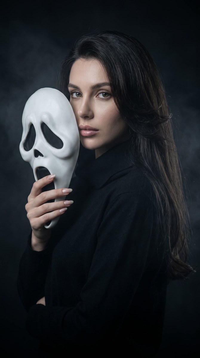 Dark Romance Ghostface Portrait output 1