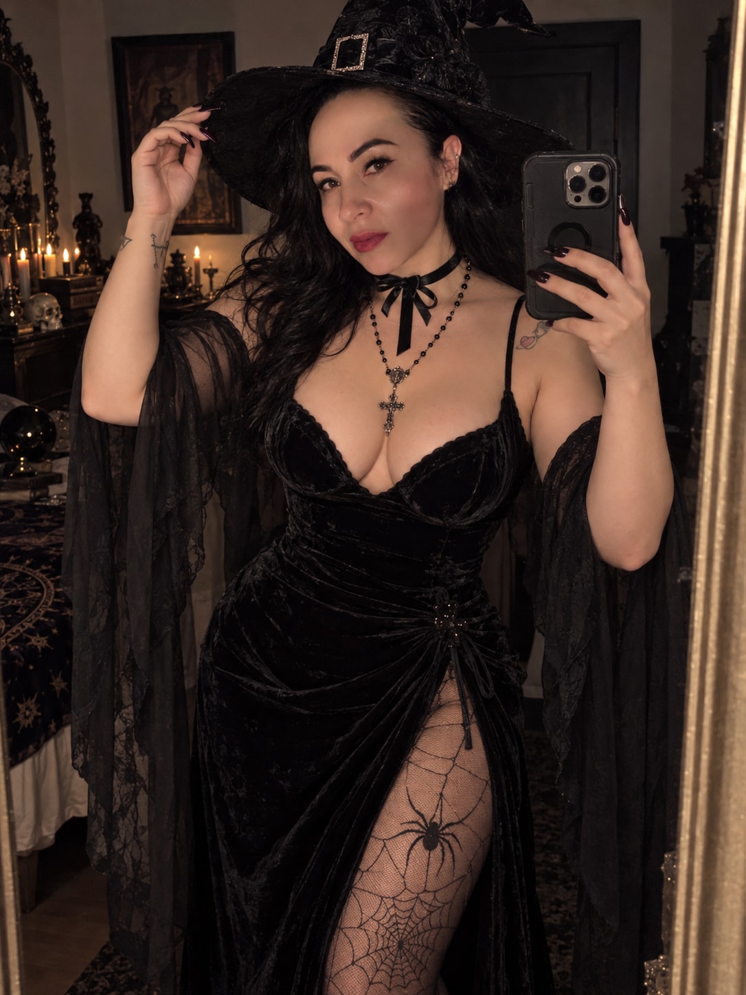 Dark Romance Witch Mirror Selfie output 4