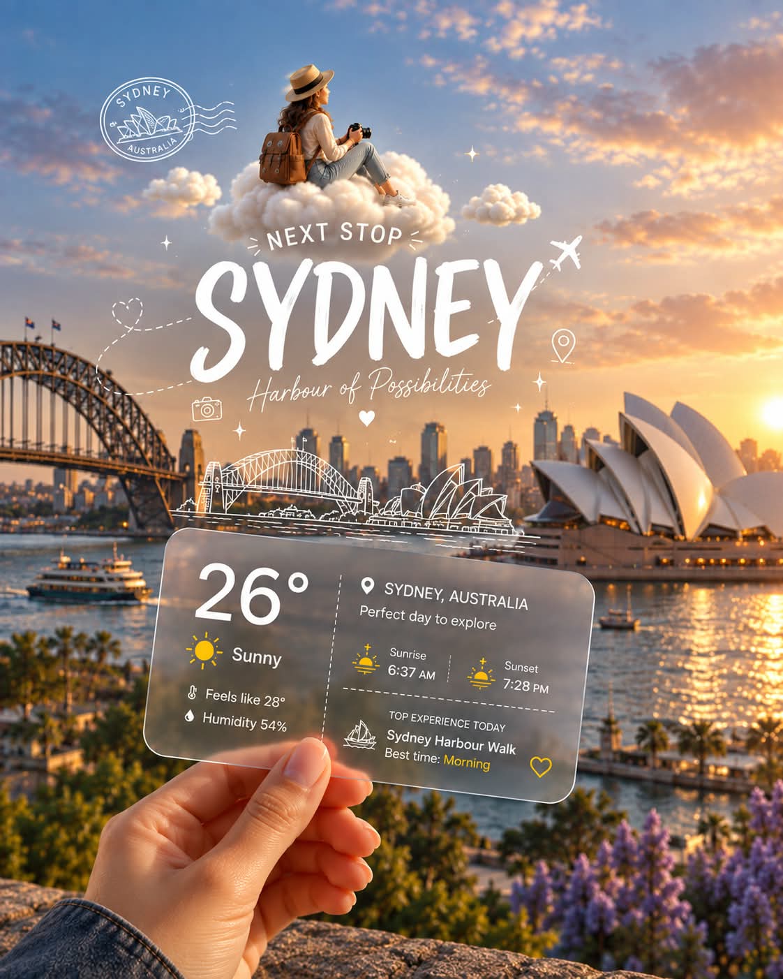 Luxury Golden-Hour Travel Destination Visual output 3