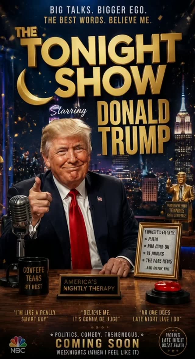 Donald Trump Blockbuster Movie Poster