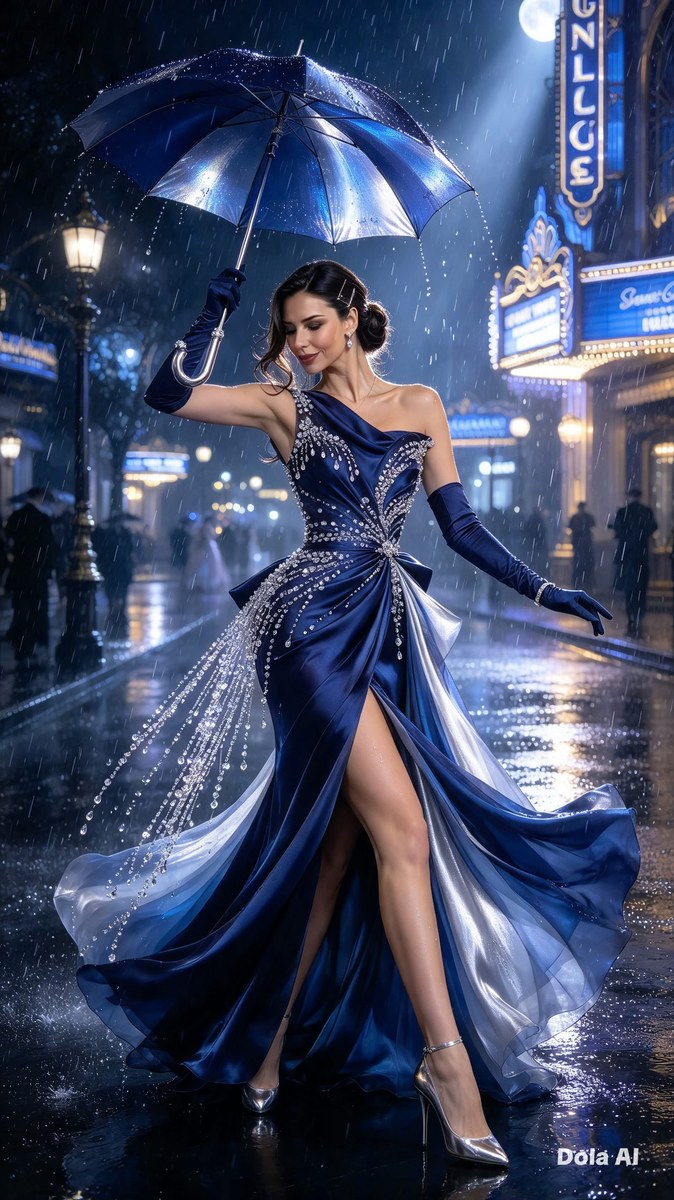 Midnight Swan: Rainstorm Couture Editorial
