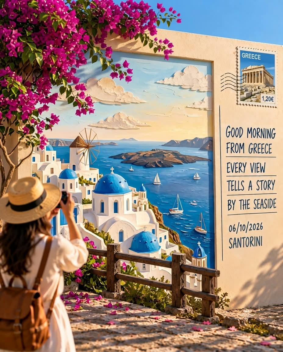 Handcrafted Papercraft Travel Postcard output 3