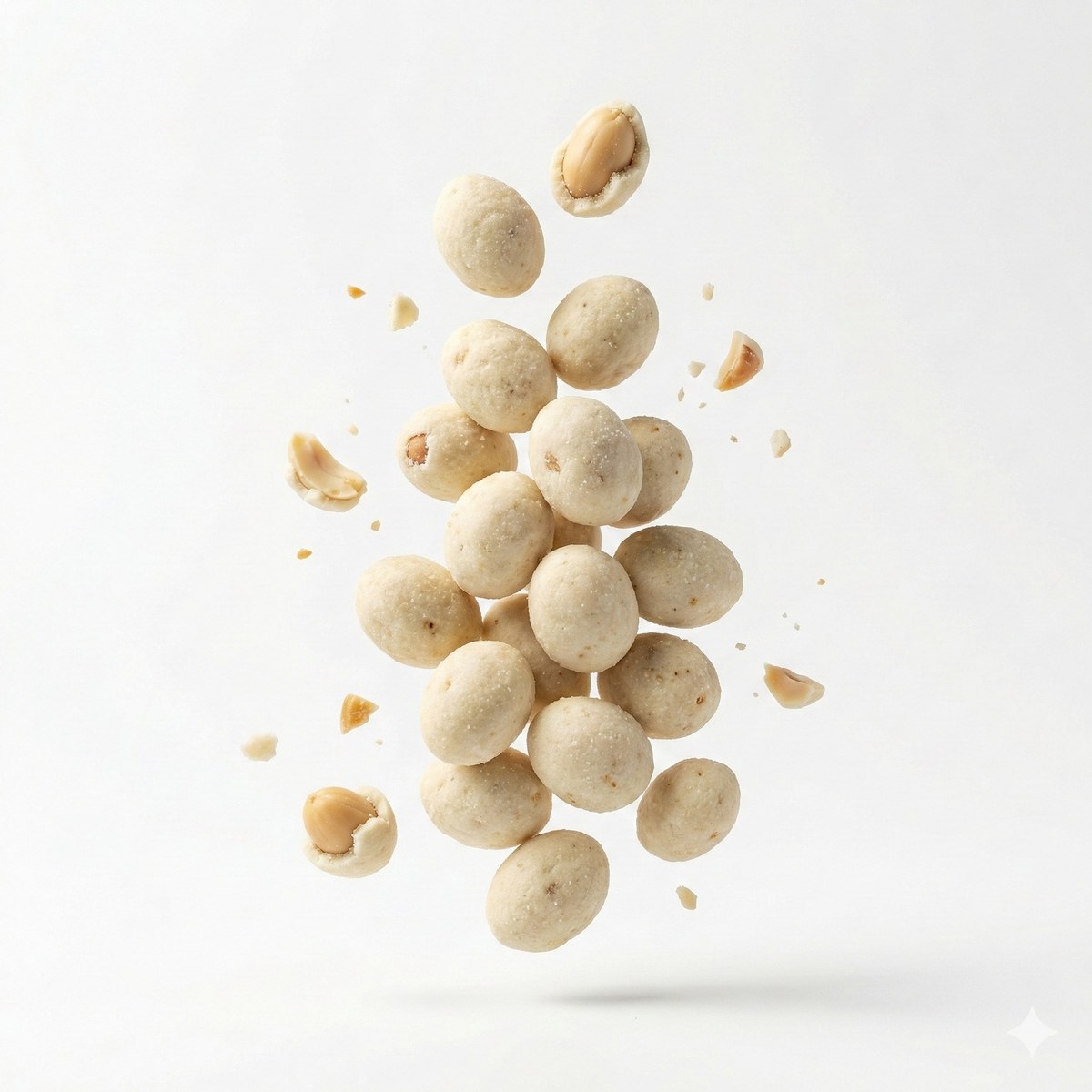 Premium Floating Snack Product Photo