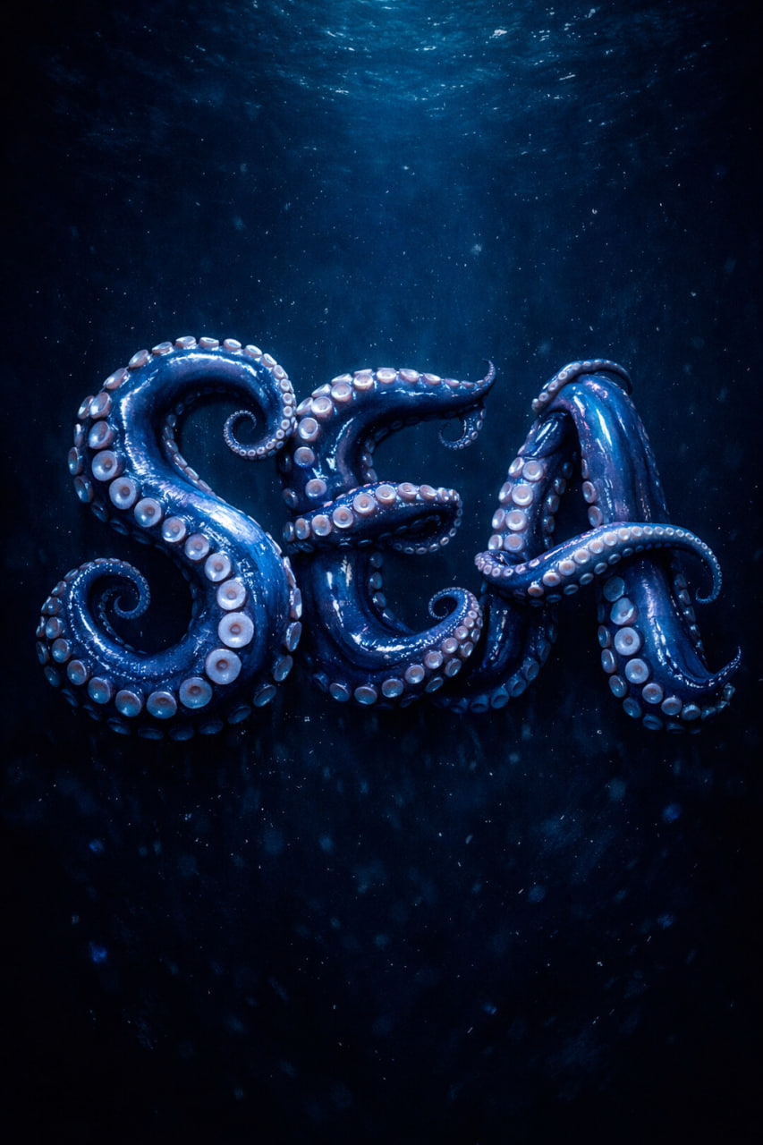 Octopus Tentacle Typography output 4