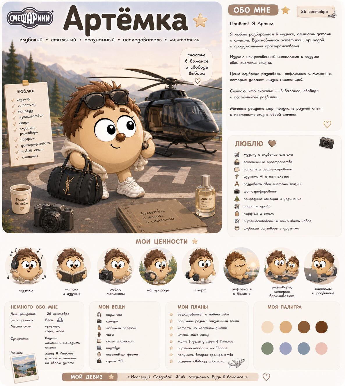 Turn Yourself into a Smeshariki Character Sheet output 3