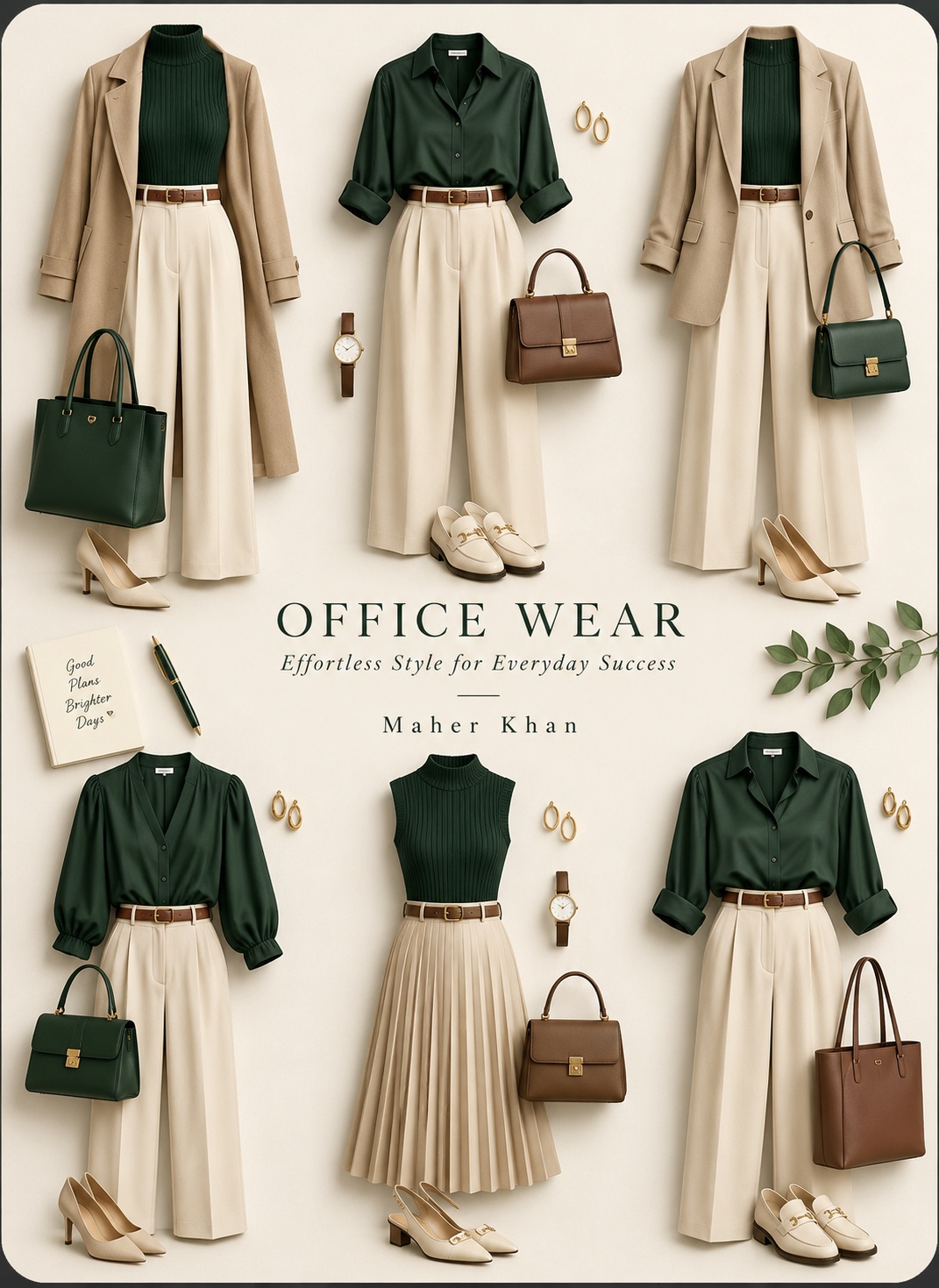 Luxury Editorial Office-Wear Fashion Board output 4