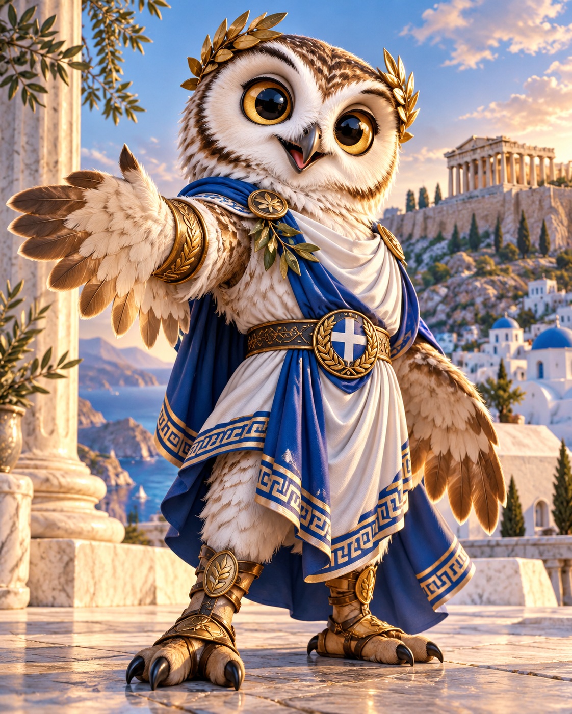 Create a National Animal Mascot for a Country output 5