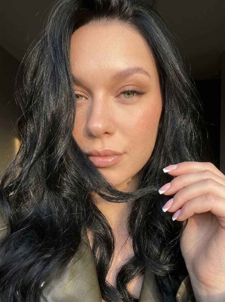 Close-Up Selfie with Warm Sunlight