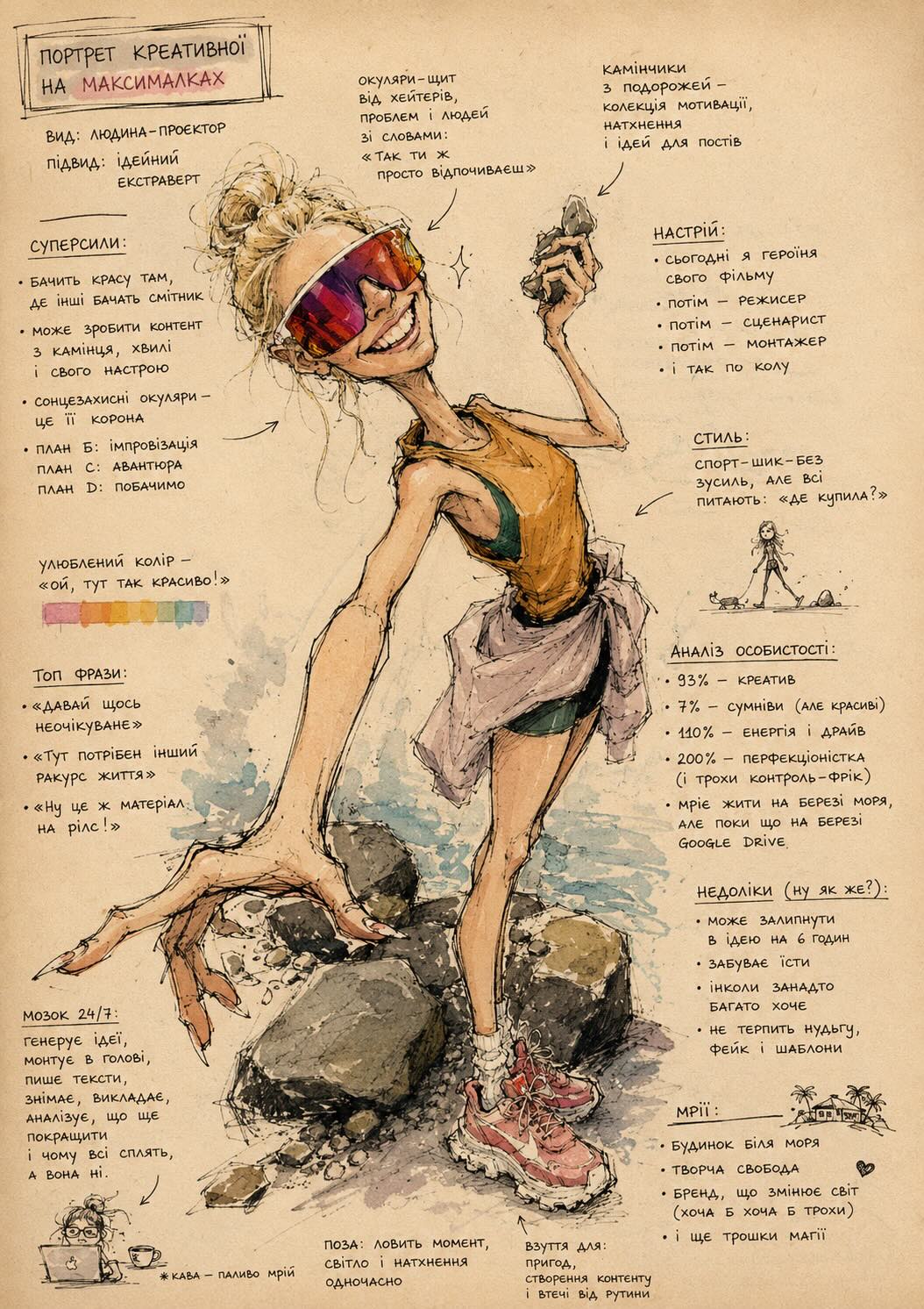 Grotesque Fashion Caricature from a Photo output 2