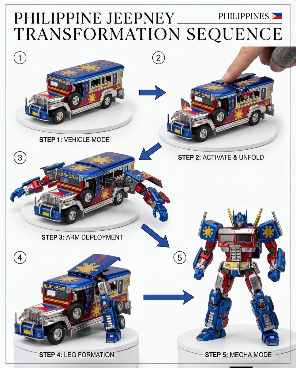 Thailand Tuk-Tuk to Garuda Robot Transformation Sheet output 3