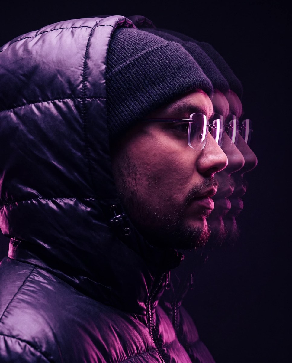 Double-Exposure Cinematic Portrait output 5