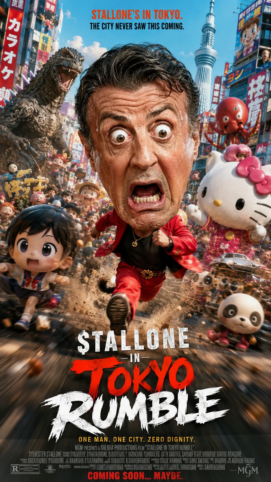 Chaotic 3D Action Blockbuster Poster output 15