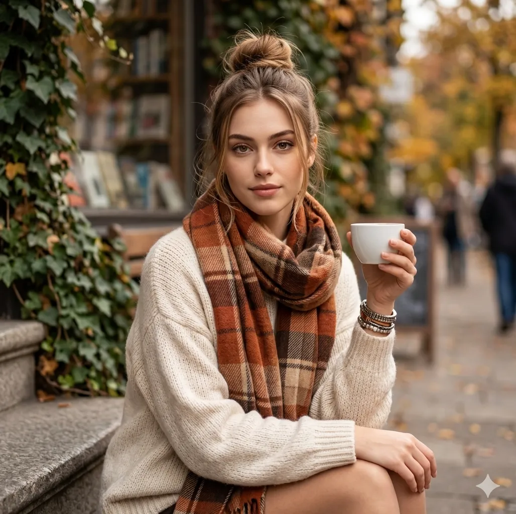 Photorealistic Autumn Lifestyle Portrait
