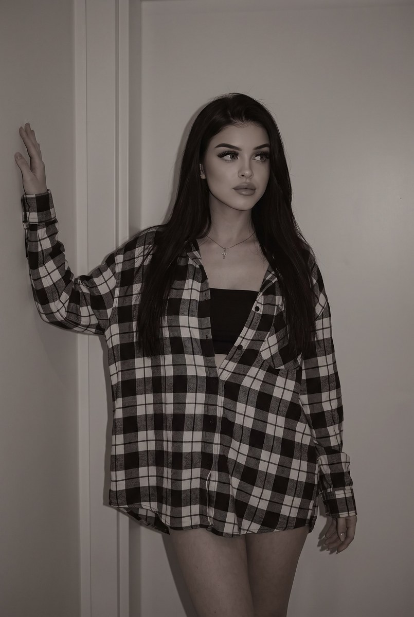 Muted Smartphone Fashion Portrait