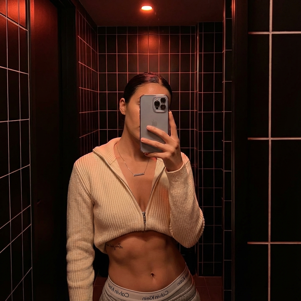 Photorealistic Mirror Selfie Analysis output 1
