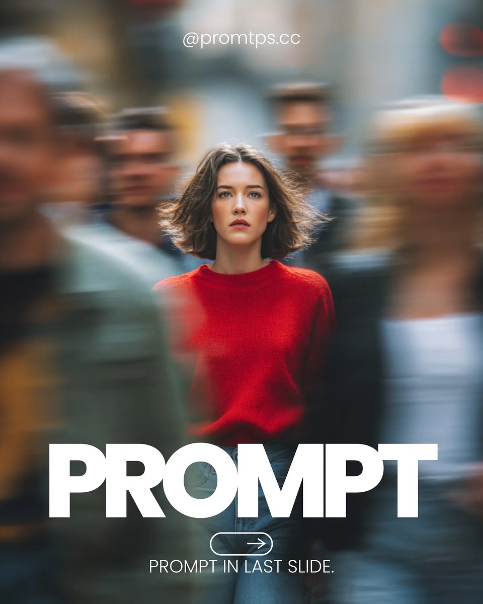 Cinematic Motion-Blur Street Portrait output 1