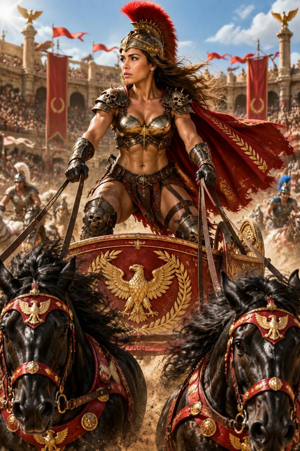 Cinematic Roman Chariot Gladiator output 1