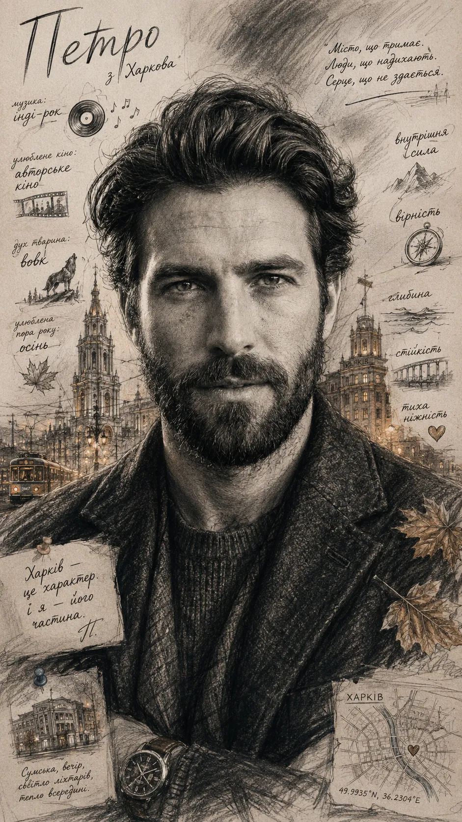 Personalized Graphite Portrait output 2