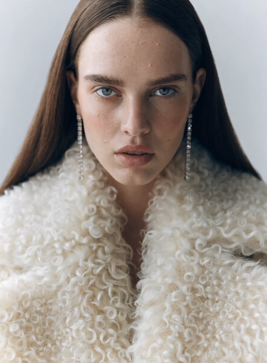 High-Fashion Shearling Beauty Portrait output 2