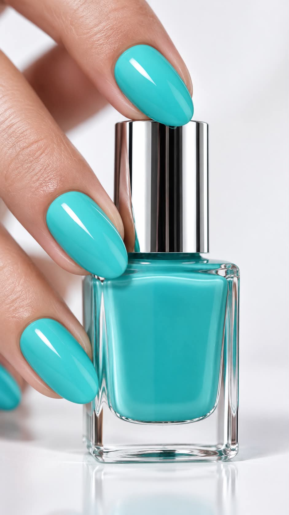 Turquoise Nail Polish Luxury Beauty Reel