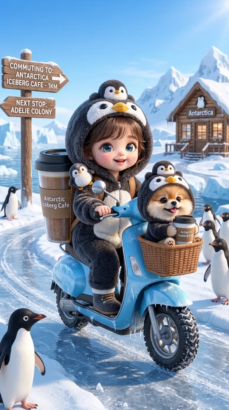 Chibi Commuter’s Antarctic Café Adventure output 7