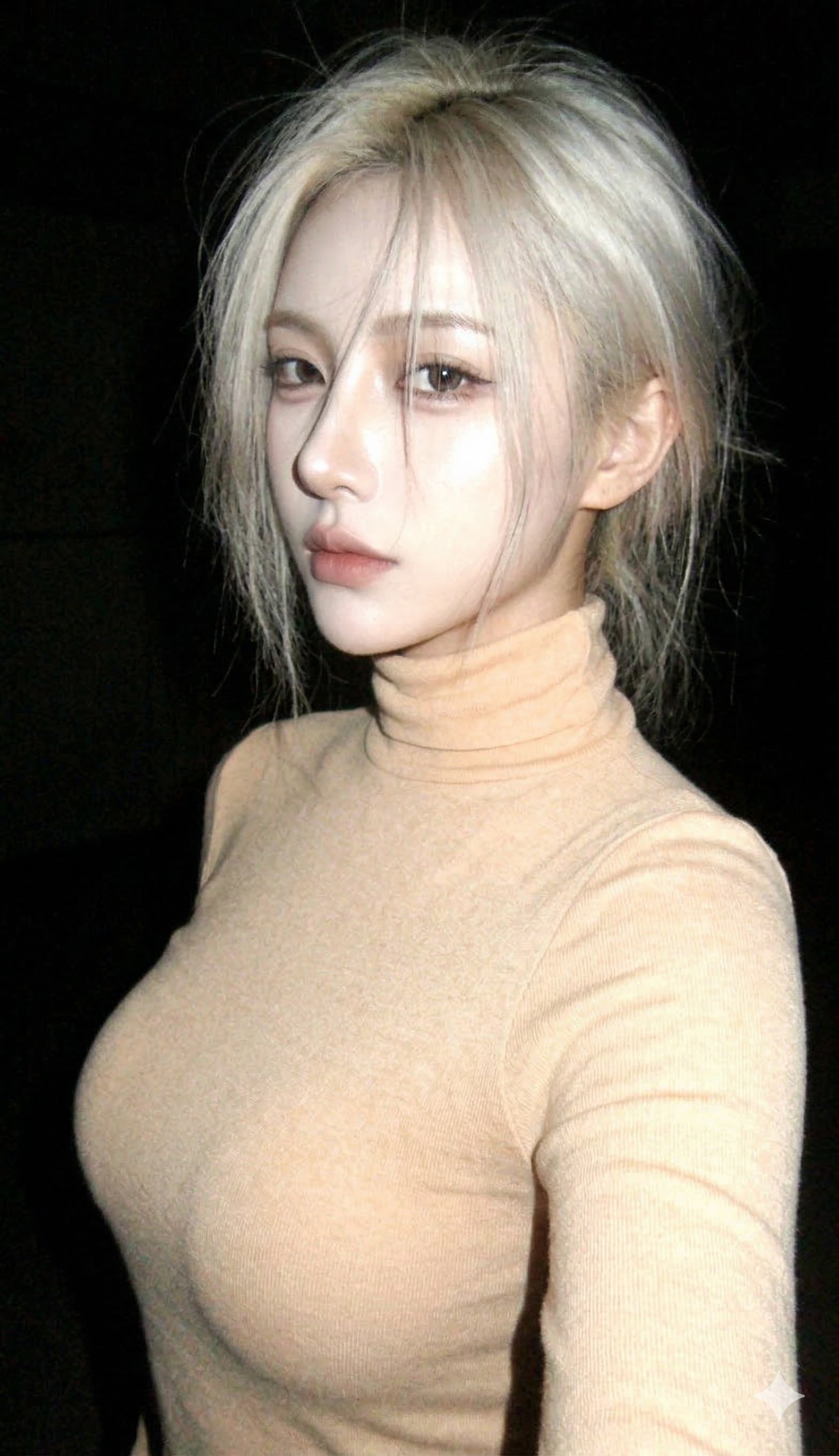 Low-Resolution Flash Portrait of a Chinese Woman