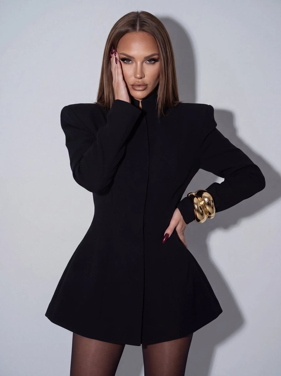Minimalist Studio Fashion Editorial Portrait