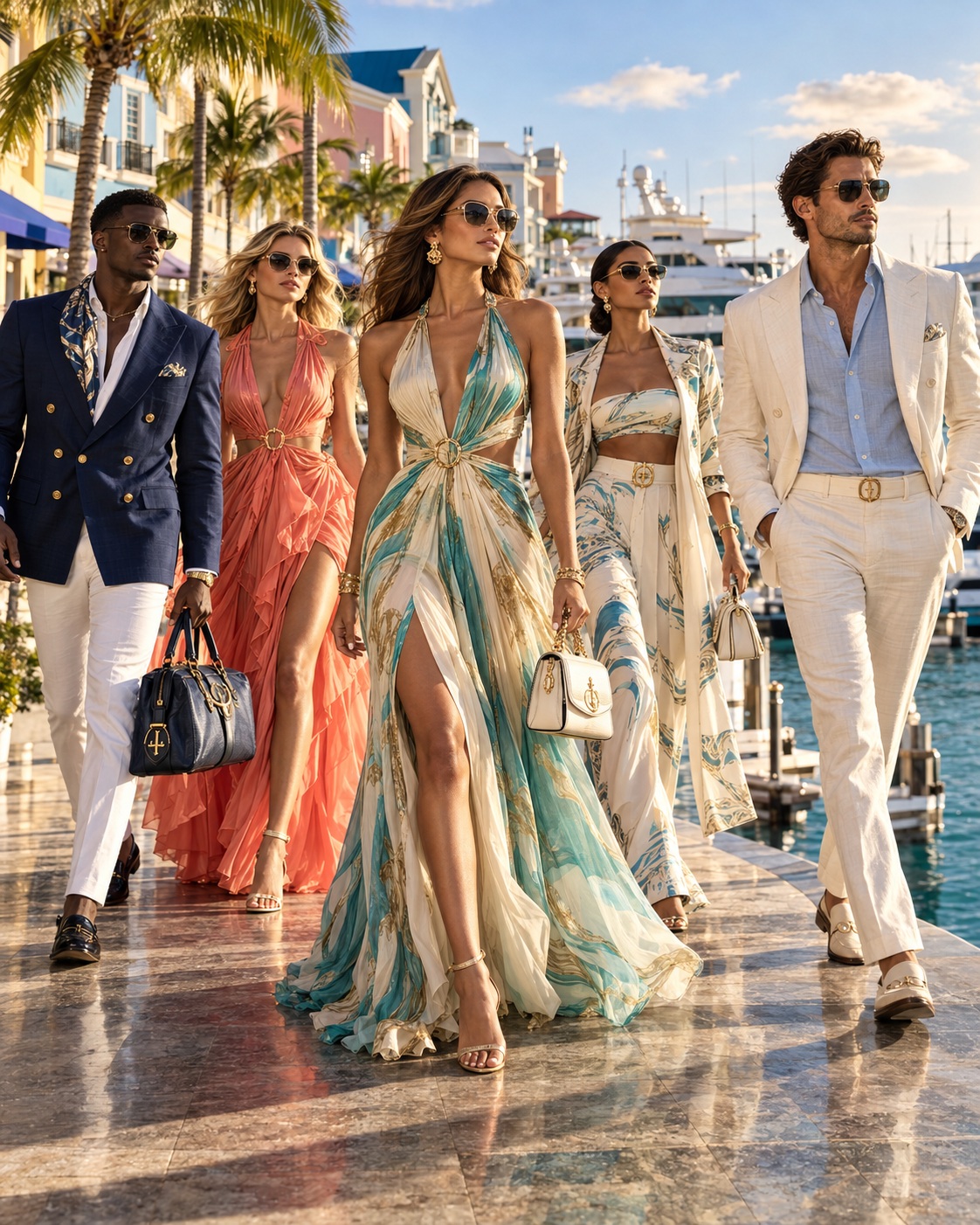 Create a City-Inspired Luxury Fashion Campaign output 9