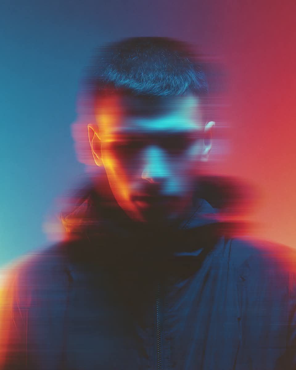 Neon Motion-Blur Streetwear Portrait output 8