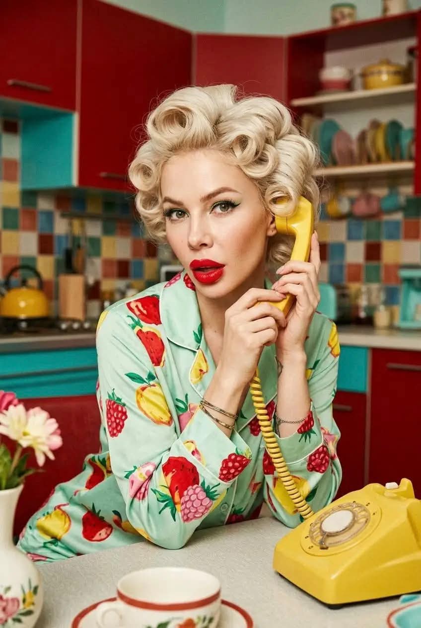 1950s Retro-Pin-Up Kitchen Fashion Photo