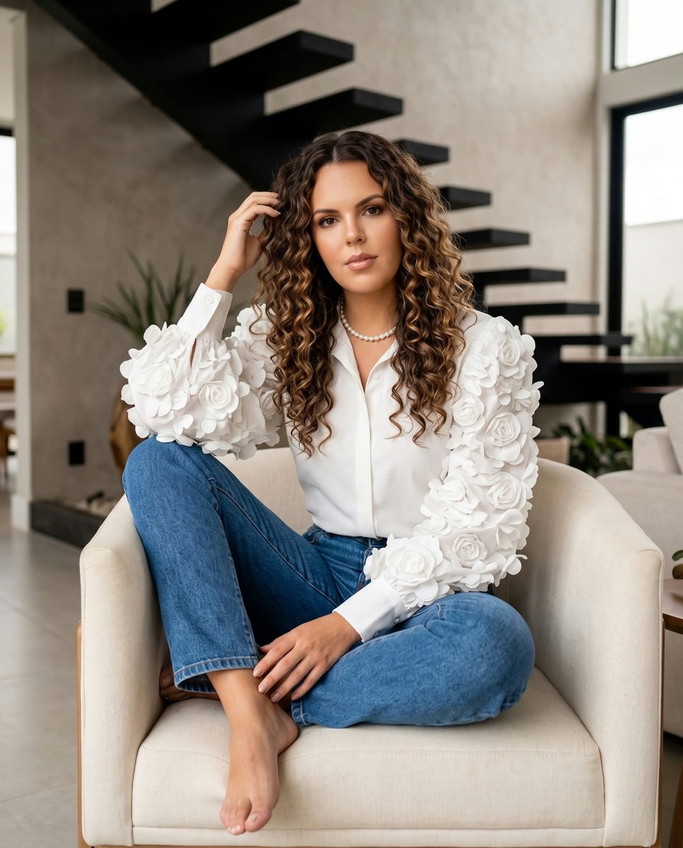White Elegance & Denim Chic output 5