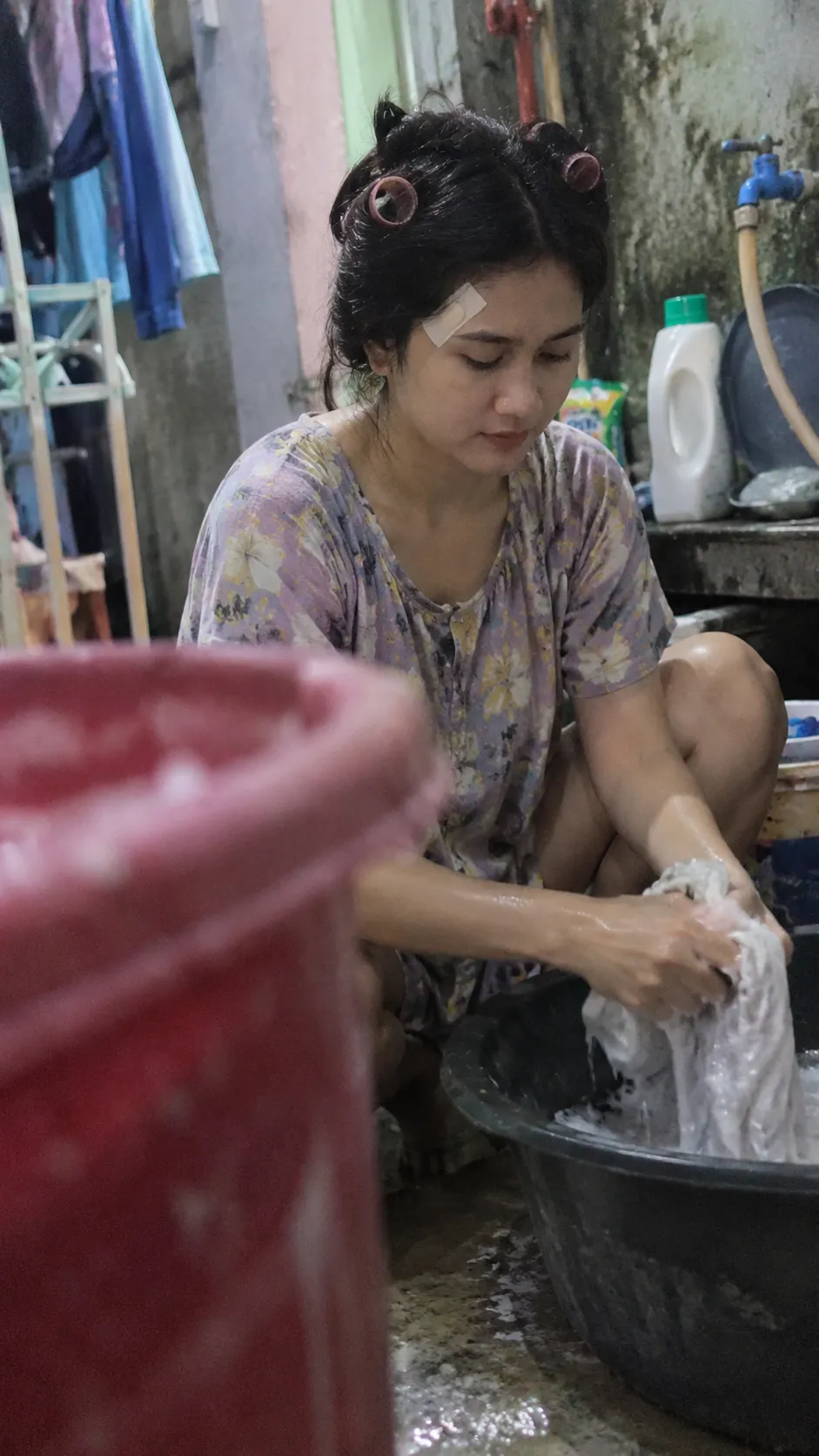 Unnoticed Laundry Moment in an Indonesian Home output 1