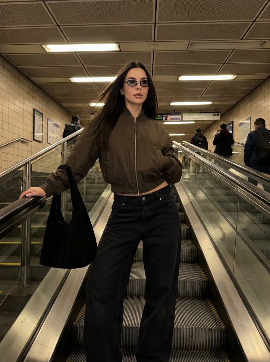 Subway Escalator Flash Portrait output 4