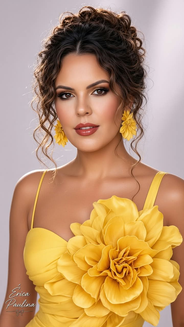 Yellow Flower Couture Beauty Editorial output 1
