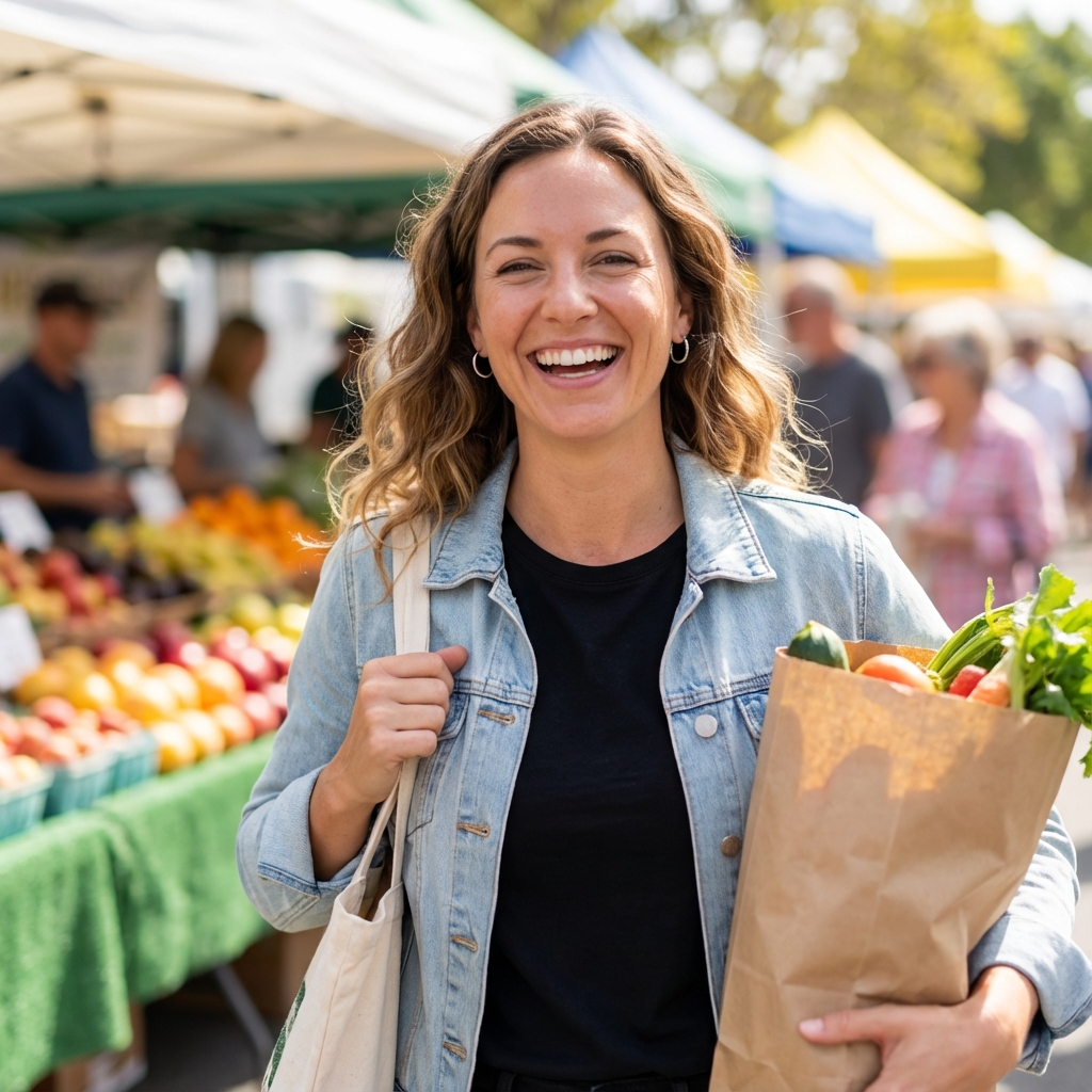 Farmers Market (colorful produce, candid) output 1