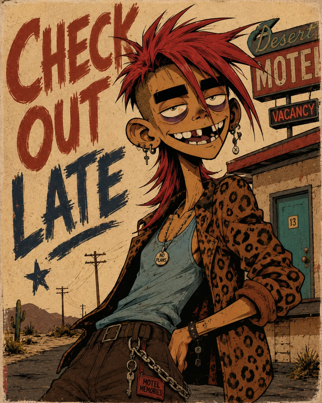 Alternative Character Poster Illustration output 7