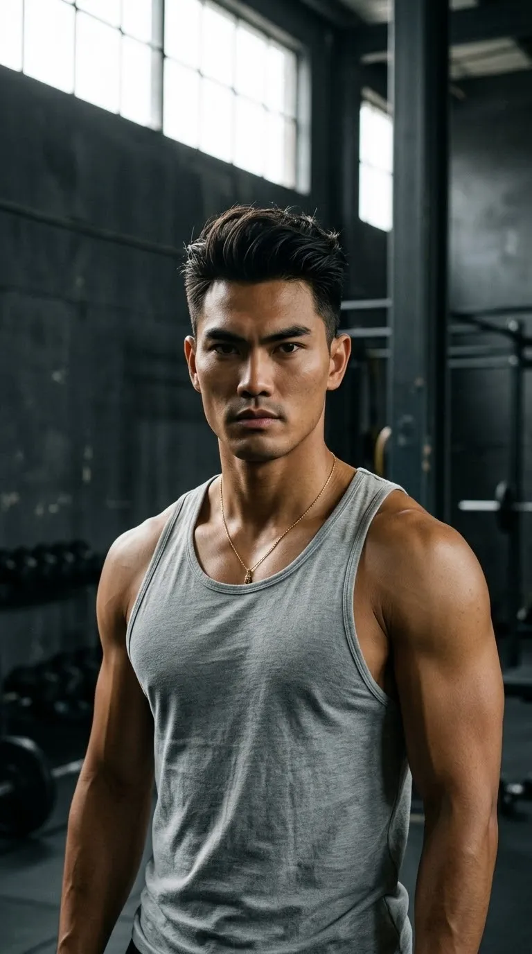Cinematic Men’s Fitness Editorial Portrait
