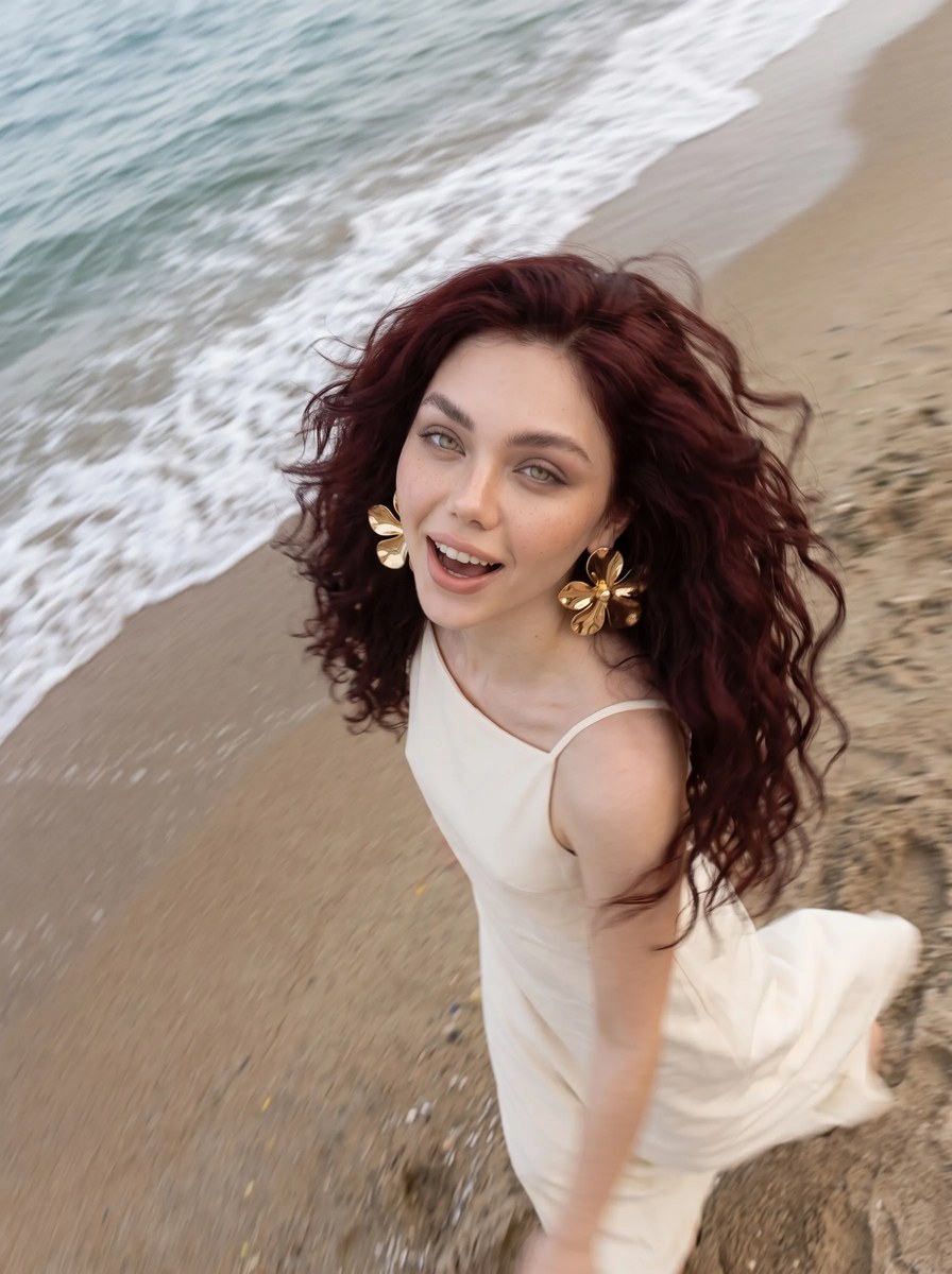 Coastal Luxury Beauty Editorial Portrait output 7